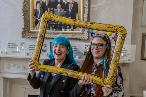 Staff from a Meriden-based recruitment specialist donned brightly coloured wigs, tiaras and crowns last week to raise money for charity. 