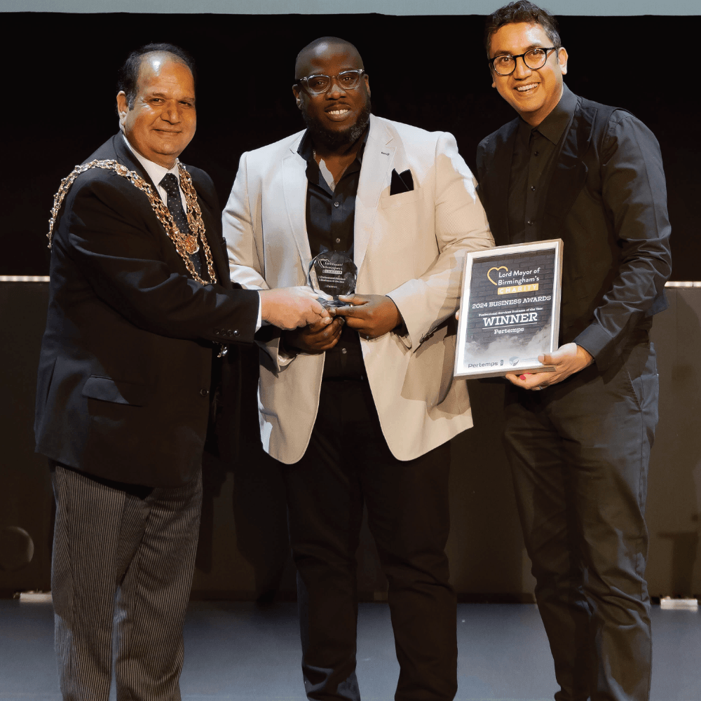Dan Braithwaite, receives his award